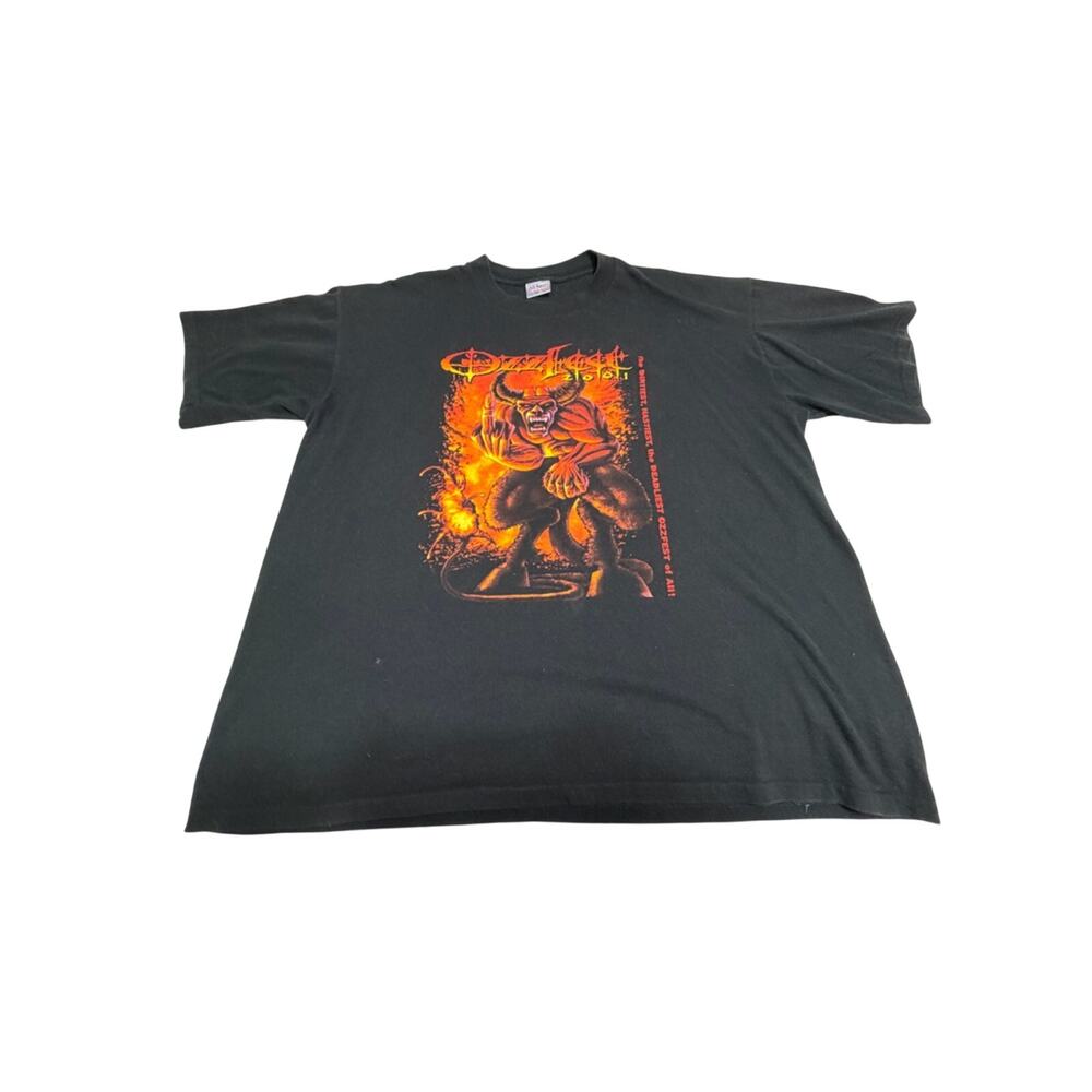 Ozzfest 2001 Vintage Y2K Ozzy Demon Finger Single Stitch Band Tee ALL SPORT XXL